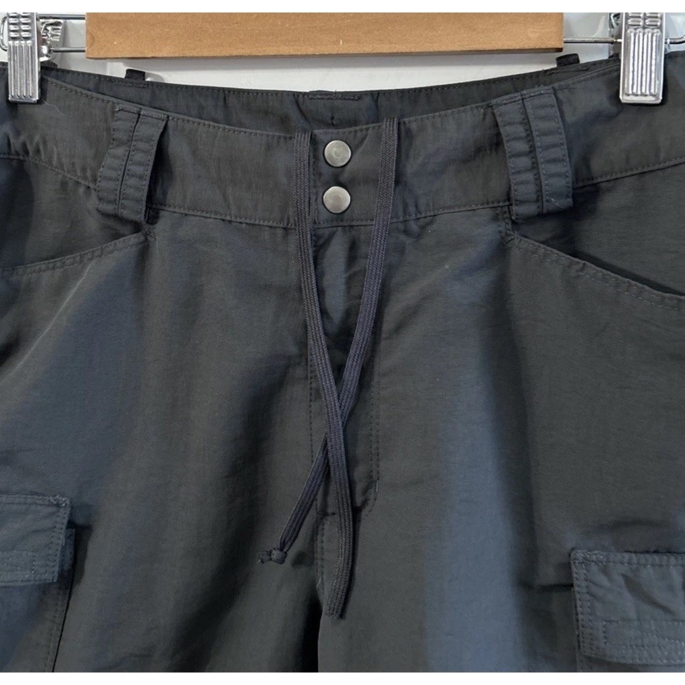 Women's The North Face Convertible Pants Nylon Hiking Zip Off Shorts Sz 12 Clean - Picture 3 of 11